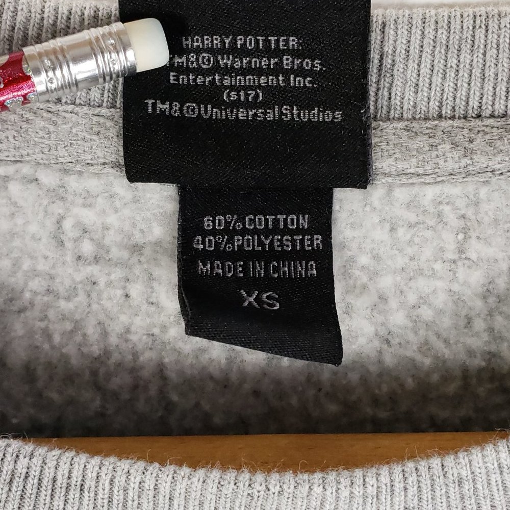 Gryffindor Wizarding World of Harry Potter Sweatshirt Women's XS Gray - Picture 5 of 10